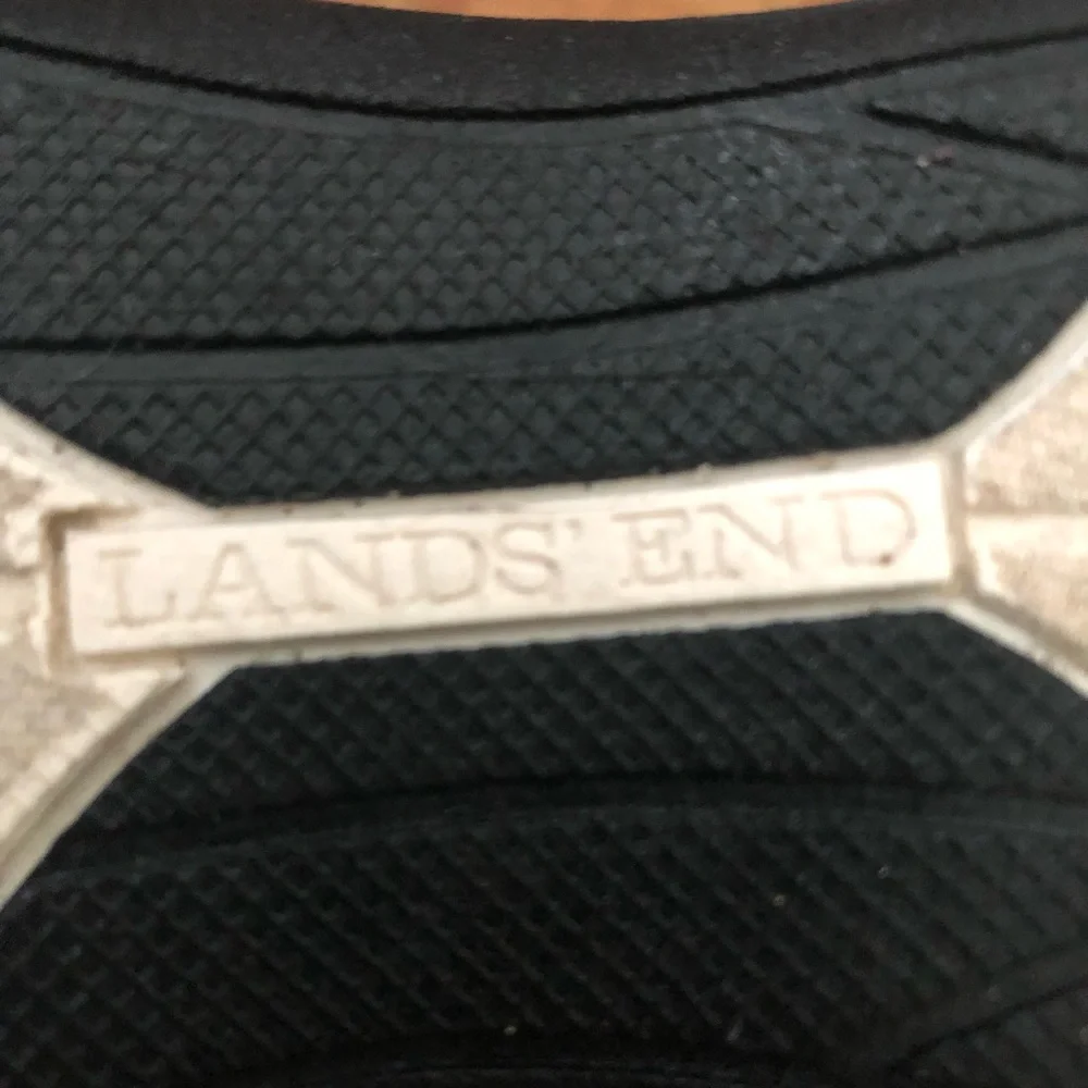 LANDS END Green/Black Unisex water‎ Shoes sandals Sz 3M